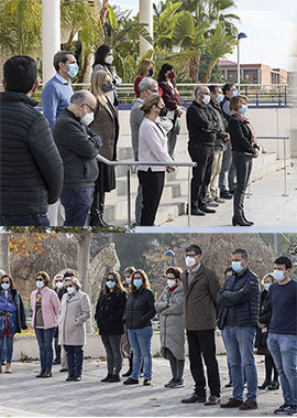 Concentración silenciosa en la UJI por la última víctima de la violencia machista en la Comunidad Valenciana