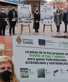 Presentación del anteproyecto de la reforma de la plaza de La Paz de Castellón