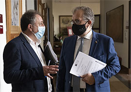 El diputado provincial de Recursos Humanos, Santiago Agustí, anuncia la convocatoria de una oferta pública de empleo de 25 nuevas plazas