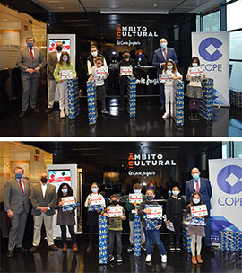 Entrega de los premios de los concursos de El Corte Inglés Dibuixa el teu Nadal y Conte de Nadal