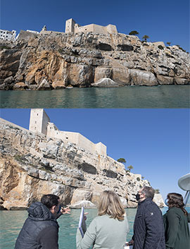 Récord histórico de visitas al Castillo de Peñíscola en diciembre