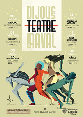 ´Dijous de teatre al Raval´ levanta el telón con ´Chucho´ de la compañía castellonense la Zafirina Teatre