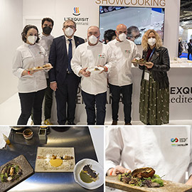Triunfo en Fitur de los chefs con estrella Michelin de Castellón con su showcooking