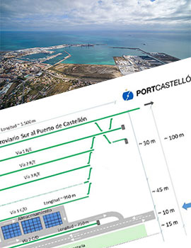 PortCastelló licita la redacción del proyecto constructivo de la estación intermodal