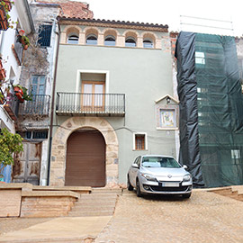 Onda arranca las obras de reconstrucción de la fachada de la casa histórica de la plaza San Cristóbal