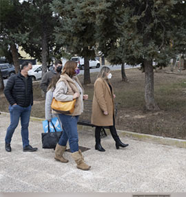 Patricia Puerta visita los terrenos de la futura residencia de mayores de Altura que la Generalitat Valenciana construirá con el Plan Convivint