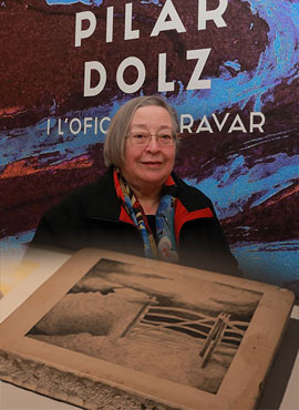 Inauguración de la exposición  ‘Pilar Dolz i l’ofici de gravar’