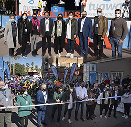 Pistoletazo de salida a la primera etapa de la 73 edición de la Vuelta Ciclista a la Comunidad Valenciana