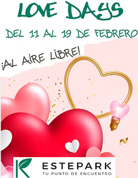 En Estepark celebramos San Valentín al aire libre del 11 al 19 de febrero