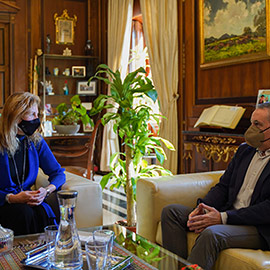 Marco recibe al nuevo presidente del CES