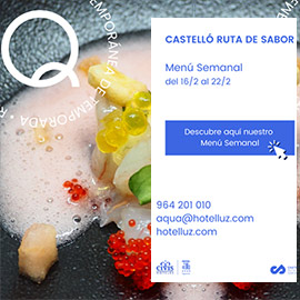 Descubre el menú Ruta de Sabor de aQua Restaurant