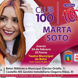 Concierto de Marta Soto en el Teatre Municipal de Betxí