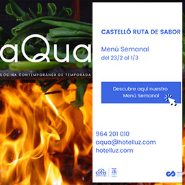 Menú semanal Ruta de Sabor de aQua Restaurant