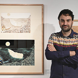 Exposición de Manuel Marsol, Ahab y la ballena blanca