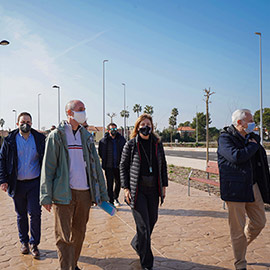 Castelló cuenta con una nueva zona verde de más de 6.000 metros cuadrados en el Grau
