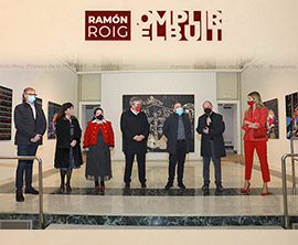 Inauguración de la exposición Omplirelbuit, de Ramón Roig