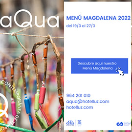 Menú Magdalena 2022 en aQua Restaurant