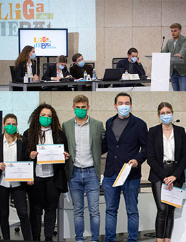 El equipo Fills de Déu gana la Liga de Debate Universitaria de la UJI