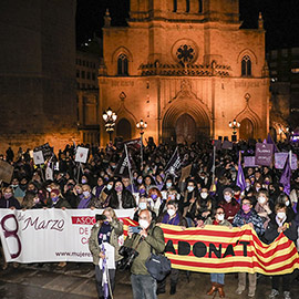 Manifestación del 8M en el Día Internacional de la Mujer
