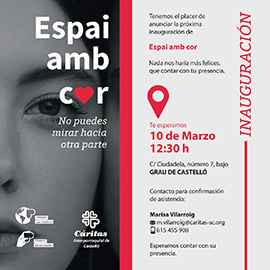 Acto de inauguración del Espai amb Cor del Grau de Castelló