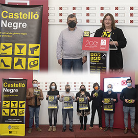 Presentación de la decimotercera edición del festival Castelló Negre