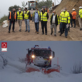 La Diputación de Castellón prevé una inversión de 2,6 millones para reparar el firme de cinco carreteras de interior dañadas por ‘Filomena’ en 2021