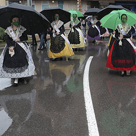 Pasacalles hacia la mascletá del sábado 19 de marzo