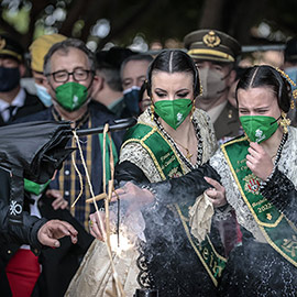 Emotiva y esperada gran mascletà del inicio de las fiestas de la Magdalena 2022