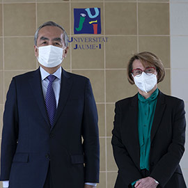 El embajador de Japón en España realiza una visita institucional a la UJI