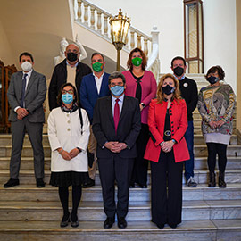 El ministro Escrivá visita el Ayuntamiento de Castelló