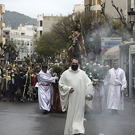 Benicàssim celebró el Domingo de Ramos con una gran participación