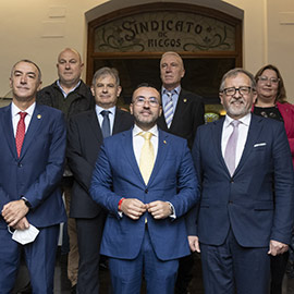 Acto de inauguración de las obras de restauración y rehabilitación de la sala capitular de la Comunidad de Regantes de Vila-real