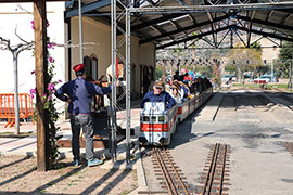 La plaza del Trenet de Benicàssim acoge el próximo sábado 23 la Fiesta del Tren