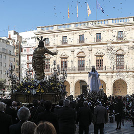 Procesión del Encuentro en Castelló