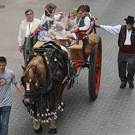 Cabalgata anunciadora de la fiesta principal de la Patrona  de Castelló