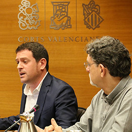 El modelo de regeneración de arena en las playas de Castelló, ejemplo en las Cortes Valencianas