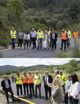 La Diputación de Castellón finaliza la primera fase del asfaltado de la carretera de Cabanes a Orpesa, en la que invertirá en total 691.000 euros