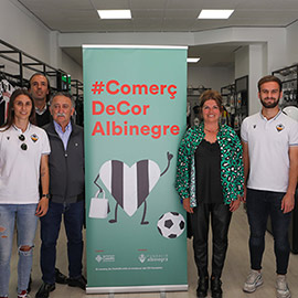 Castelló lanza #ComerçDeCorAlbinegre para conmemorar el centenario del CD Castellón