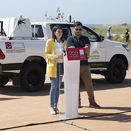 La Diputación de Castellón fumiga vía aérea 700 hectáreas de zonas de marjal para frenar la plaga de mosquitos en la costa