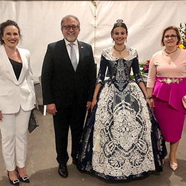 María Gonell Esteve, reina de las fiestas de Almazora 2022