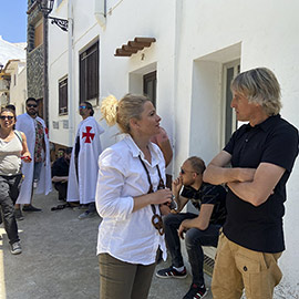 Rodaje de la nueva temporada de Cuatro ´Volando voy´ por la comarca del Alto Mijares, que presenta Jesús Calleja