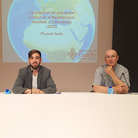 Castelló participa en un estudio científico internacional sobre las aves migratorias en las Islas Columbretes
