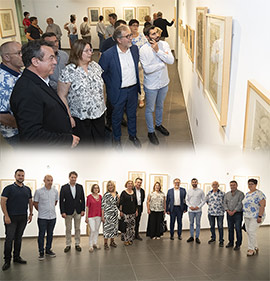 Inauguración de una exposición en el Museo de la Cerámica en l´Alcora