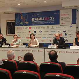 Presentación oficial del Congreso Mundial de la Calidad del Azulejo y del Pavimento Cerámico Qualicer 2022