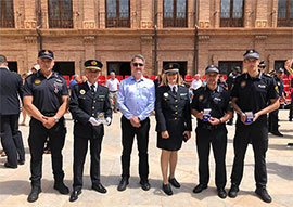 La Generalitat otorga una felicitación colectiva a la Policía Local de Castelló