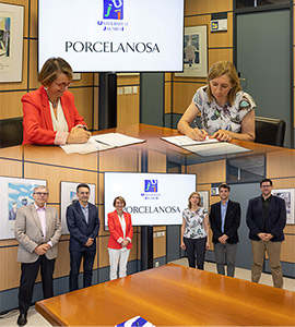 Porcelanosa y la Universitat Jaume I crean un Aula de Talento y Excelencia