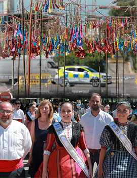 Mascletà de inicio de la LXVIII edición de las fiestas de Sant Pere