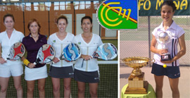 Jugadoras del Club de Campo Mediterráneo Campeonas de padel y tenis