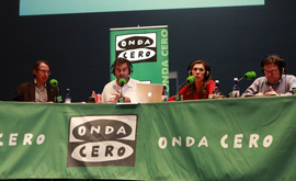 Ayer, Onda Cero en directo desde el Teatro Principal