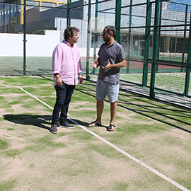 Benicàssim suma una nueva pista de pádel en el polideportivo municipal